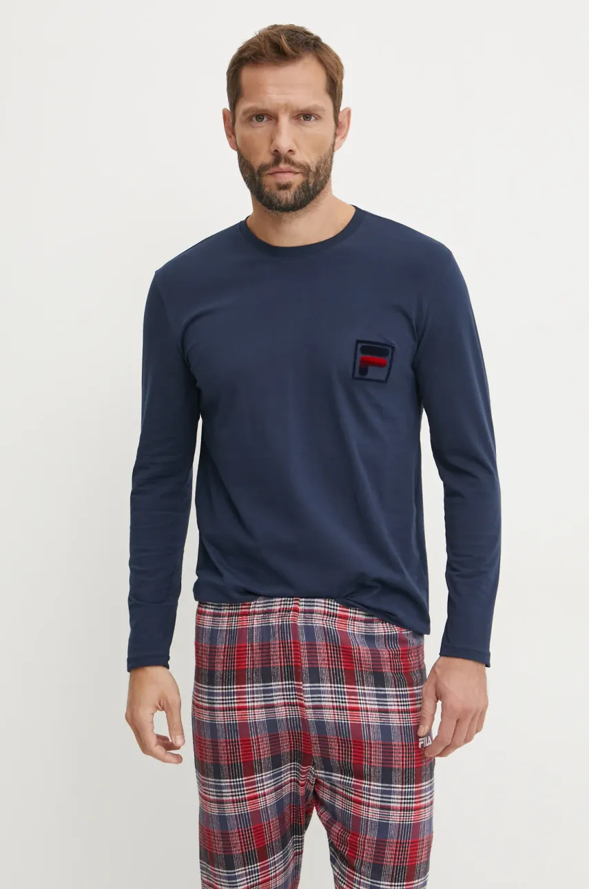 Пижама Fila мужская цвет синий узор FPW1207 Пижама Fila мужская цвет синий узор FPW1207
