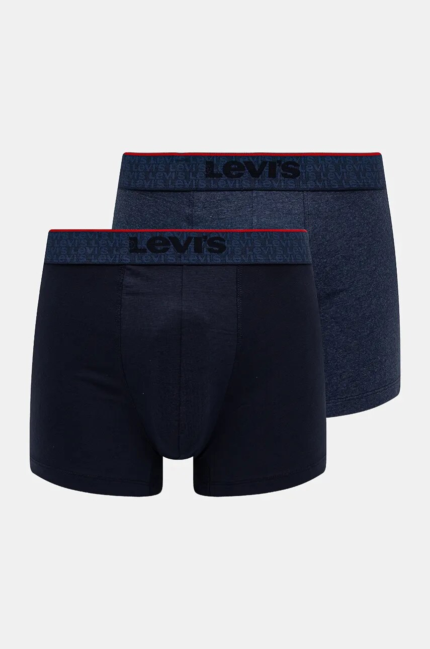 Levi\'s boxeri 2-pack barbati, culoarea albastru marin, 37149-1014