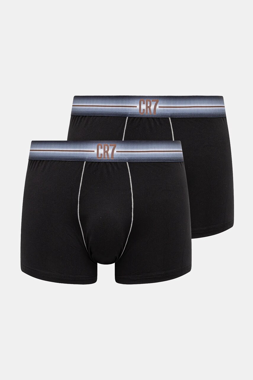 CR7 Cristiano Ronaldo boxeri 2-pack barbati, culoarea negru, 8502-49-454
