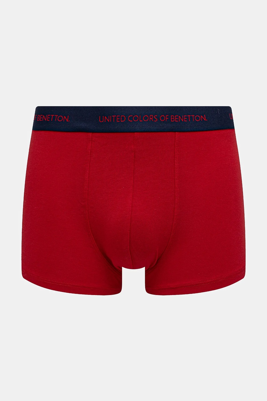 United Colors of Benetton boxeri barbati, culoarea rosu, 3OP82X01G