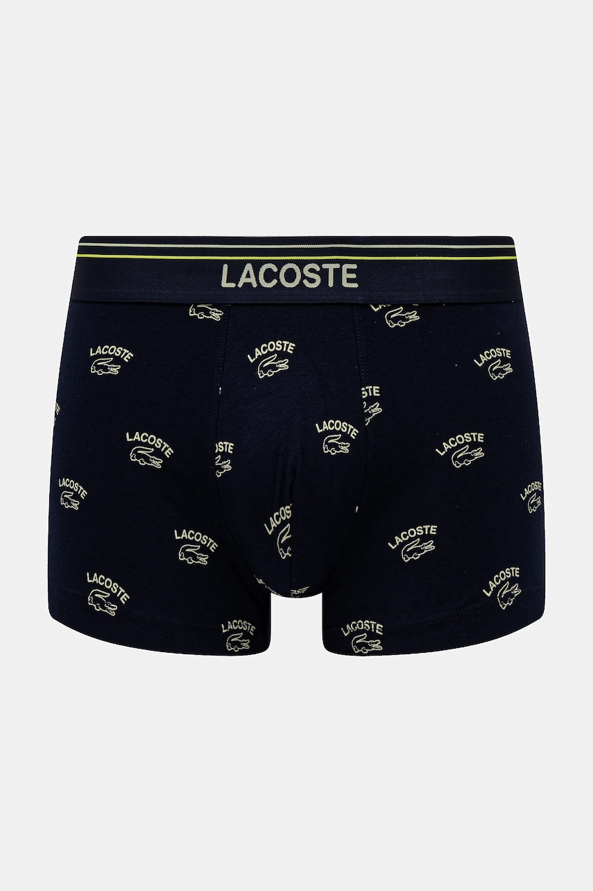 Levně Boxerky Lacoste pánské, tmavomodrá barva, 5H4742