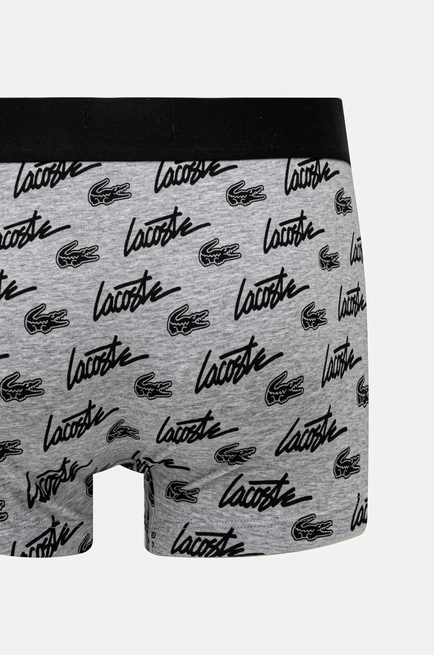Боксеры Lacoste мужские цвет серый 5H4743 Боксеры Lacoste мужские цвет серый 5H4743