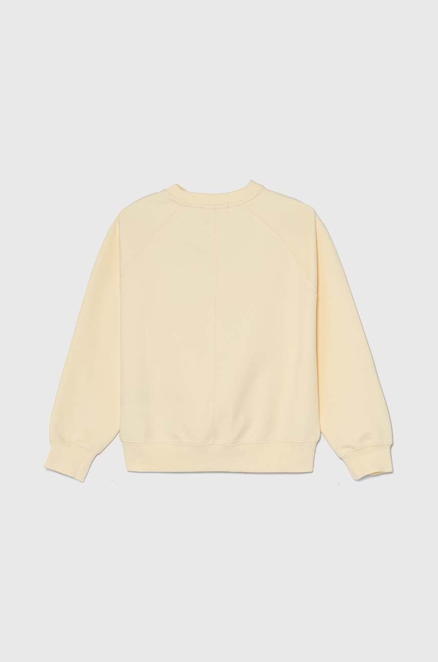 Детская кофта Calvin Klein Jeans цвет жёлтый с аппликацией IB0IB02281 Детская кофта Calvin Klein Jeans цвет жёлтый с аппликацией IB0IB02281