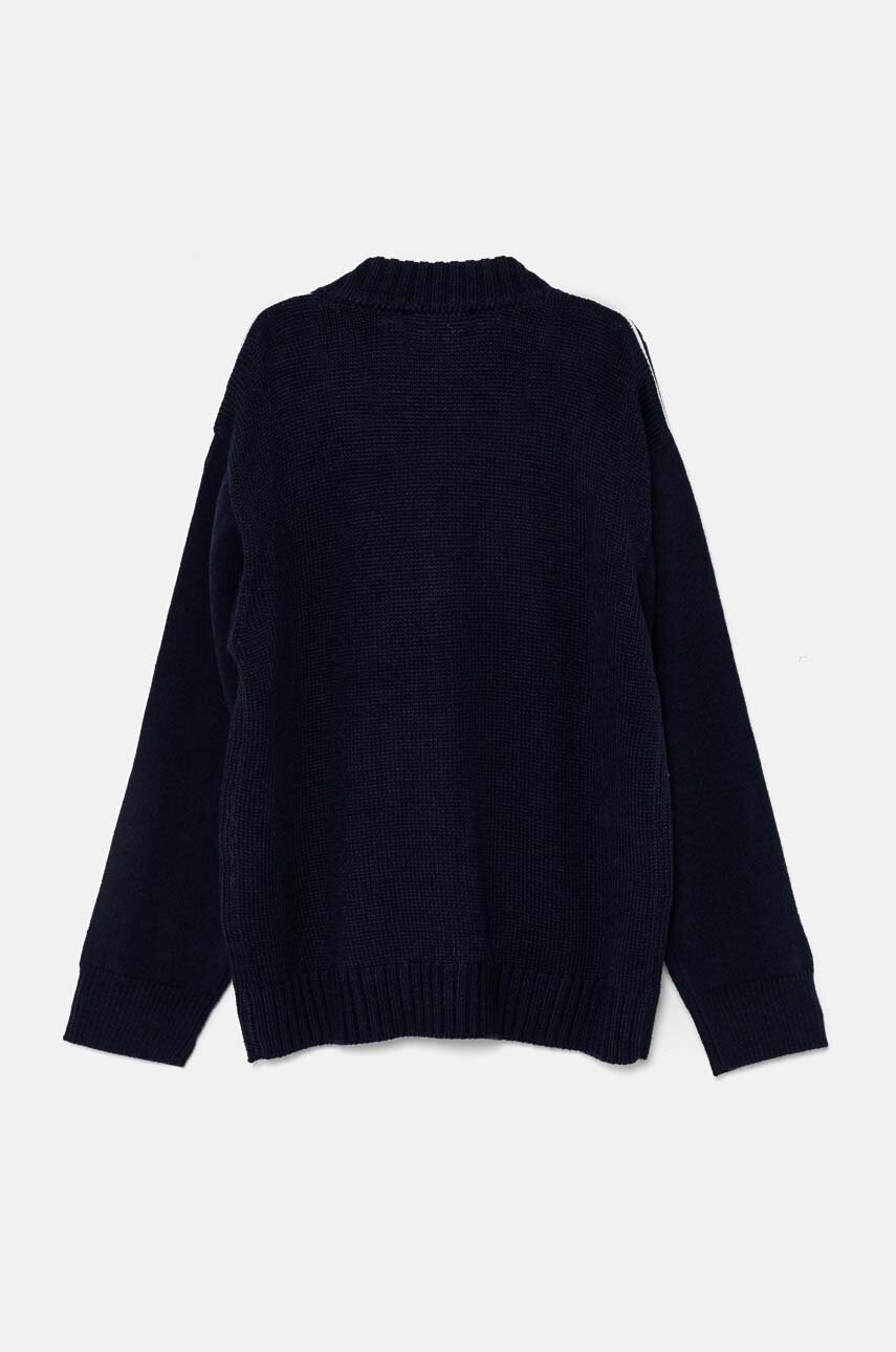 Детский шерстяной кардиган Emporio Armani цвет синий лёгкий 6D4M58 4MJAZ