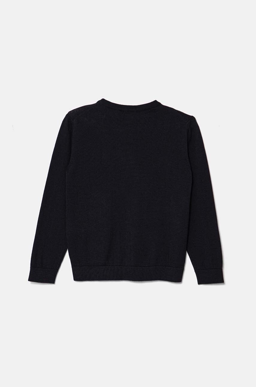 Детский свитер с примесью шерсти Emporio Armani цвет синий лёгкий 8N4MA1 4M16Z Детский свитер с примесью шерсти Emporio Armani цвет синий лёгкий 8N4MA1 4M16Z