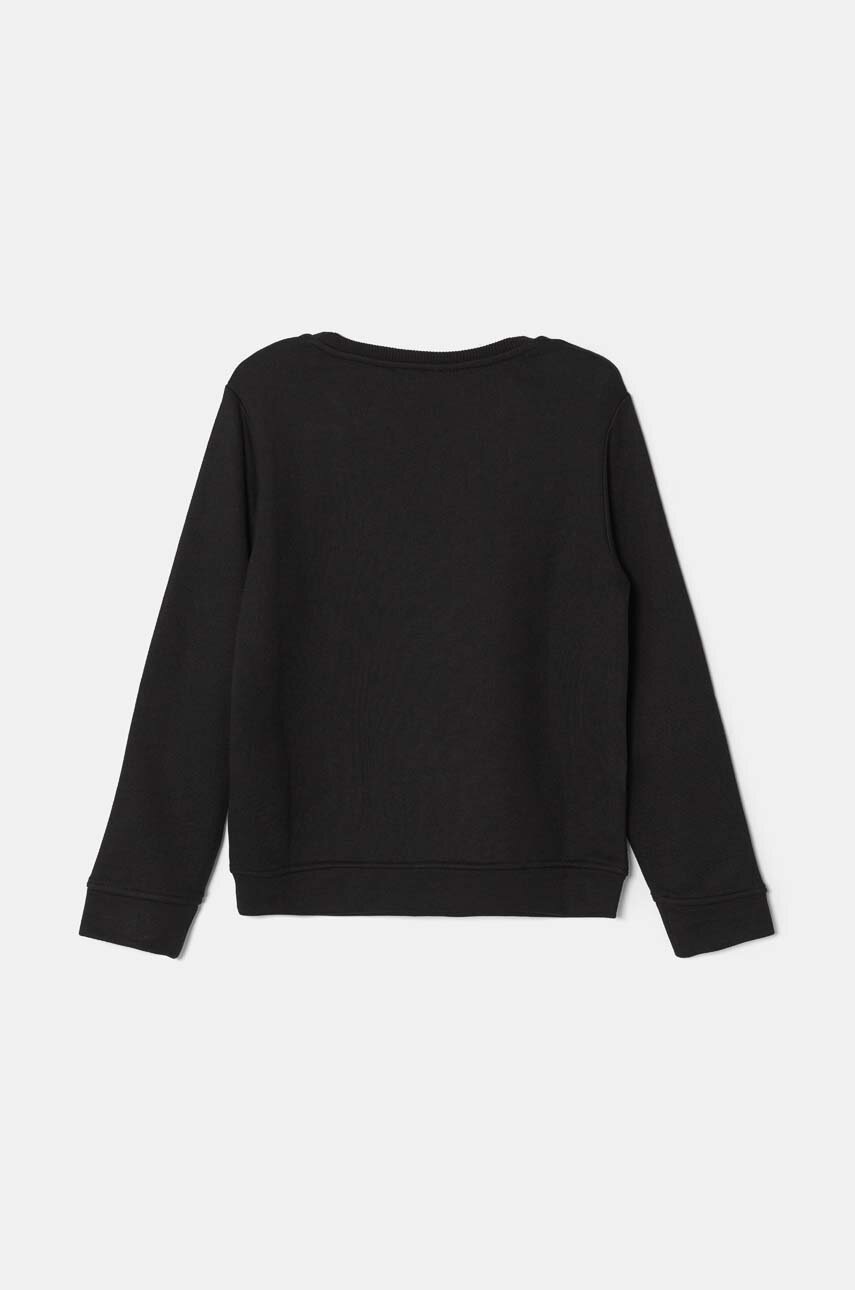 Детская кофта Emporio Armani цвет чёрный с принтом 8N4MR6 1JRIZ Детская кофта Emporio Armani цвет чёрный с принтом 8N4MR6 1JRIZ