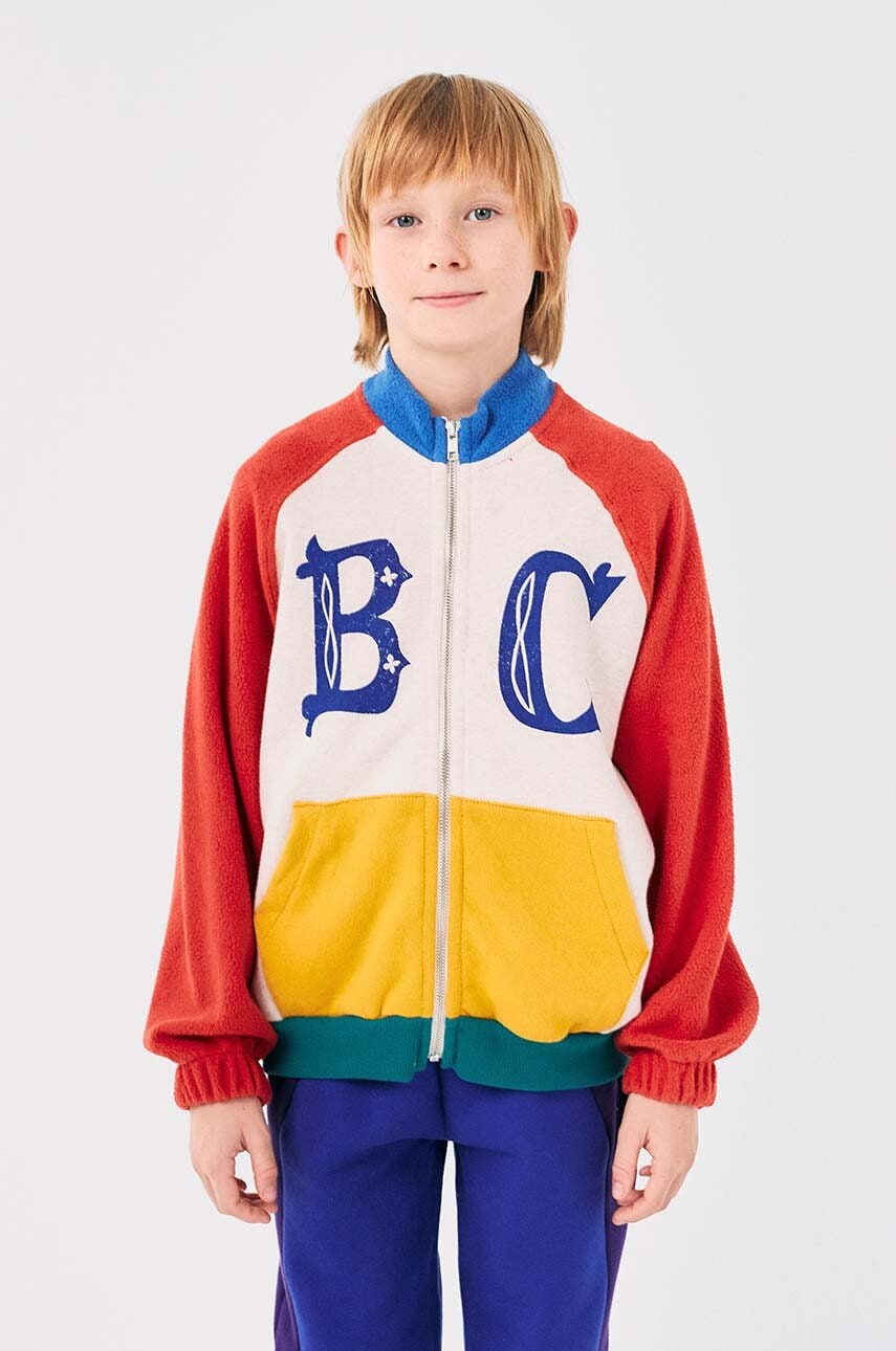 Bobo Choses hanorac de bumbac pentru copii cu imprimeu, 224AC057 Bobo Choses hanorac de bumbac pentru copii cu imprimeu, 224AC057
