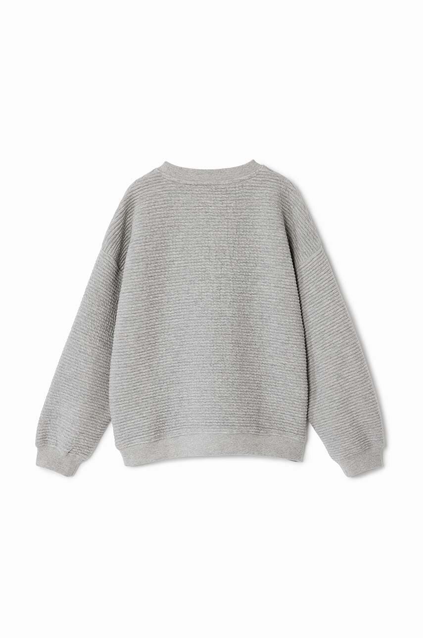 Дитяча кофта Desigual SPIDERMAN колір сірий з принтом 24WBSK09 Дитяча кофта Desigual SPIDERMAN колір сірий з принтом 24WBSK09