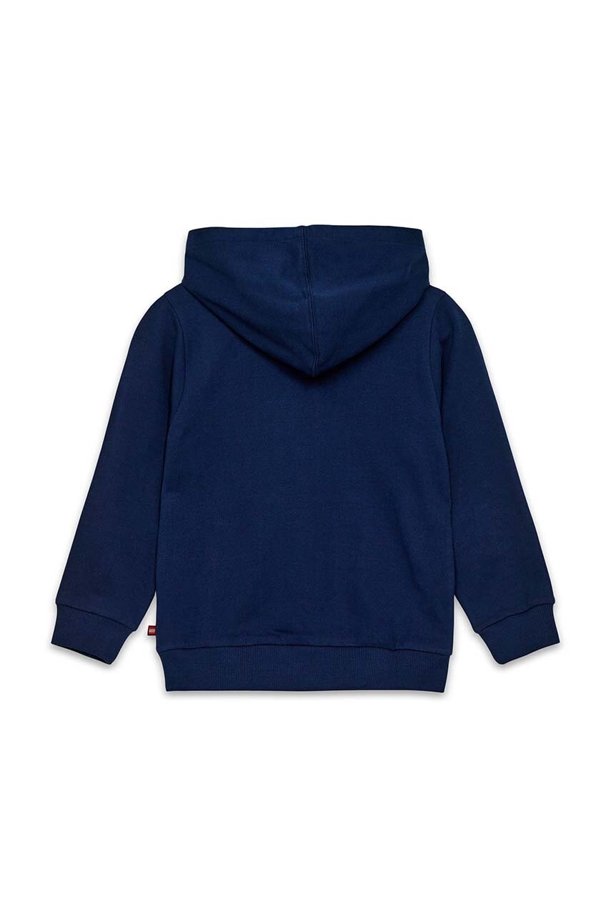 Детская хлопковая кофта Lego LWSCOUT 612 цвет синий с капюшоном с принтом 12011308 Детская хлопковая кофта Lego LWSCOUT 612 цвет синий с капюшоном с принтом 12011308