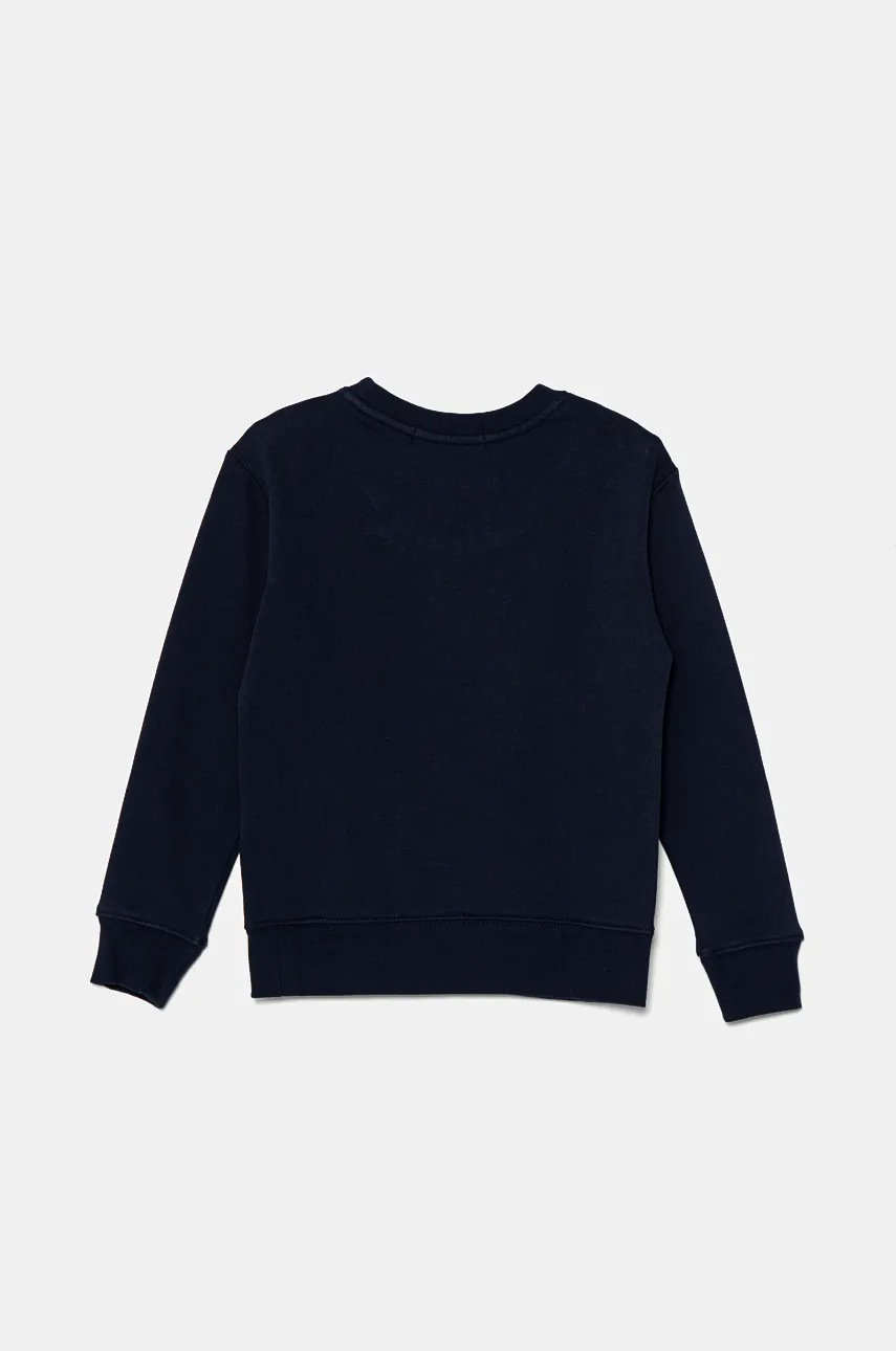 Детская кофта Polo Ralph Lauren цвет синий с принтом 323962110001 Детская кофта Polo Ralph Lauren цвет синий с принтом 323962110001
