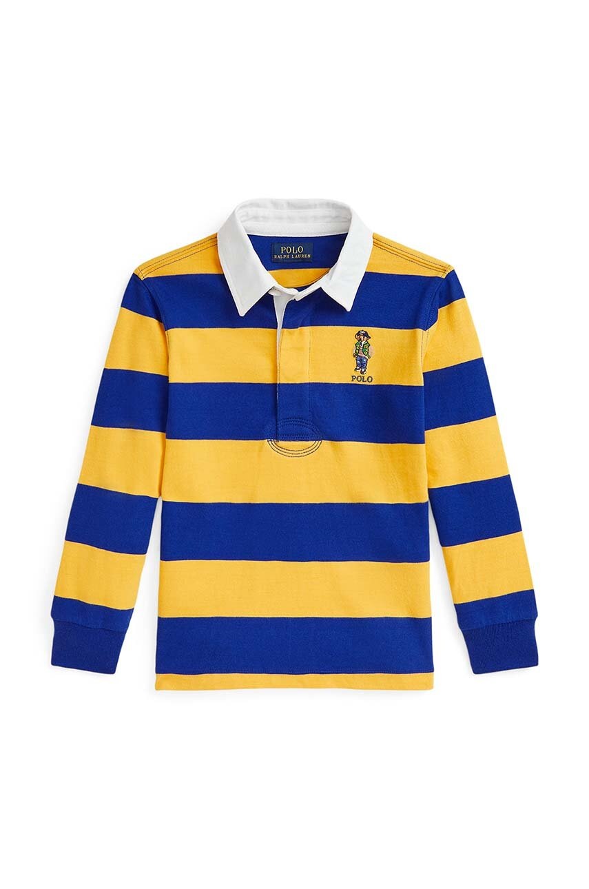 

Детска блуза с дълги ръкави Polo Ralph Lauren в жълто с десен 322952586002, Жълт