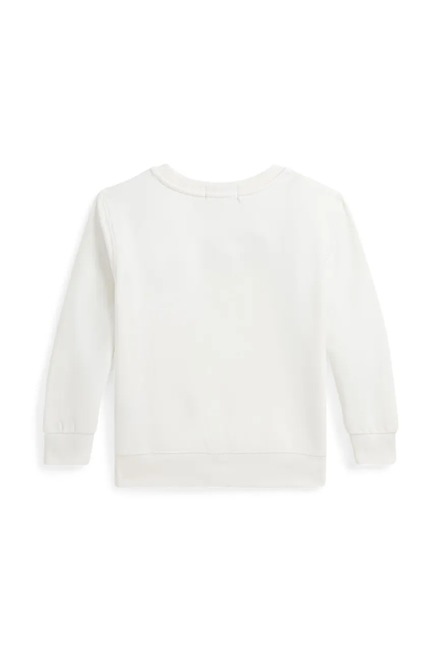Дитяча кофта Polo Ralph Lauren колір білий з принтом 322960439002
