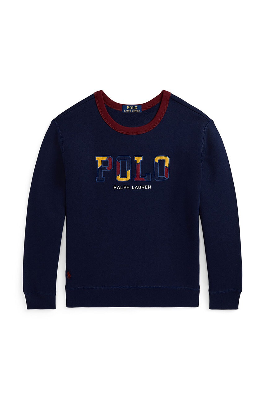 Детская кофта Polo Ralph Lauren цвет синий с принтом 323952470001 в Днепре Детская кофта Polo Ralph Lauren цвет синий с принтом 323952470001 в Днепре