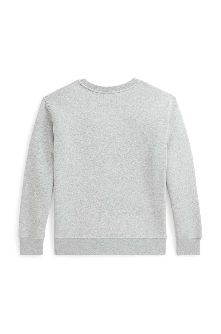 Дитяча кофта Polo Ralph Lauren колір сірий з принтом 323960439003