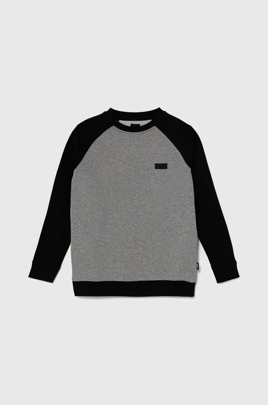 Vans bluza copii BY CORE BASIC culoarea negru, melanj, VN000JBJ4ZY1 Vans bluza copii BY CORE BASIC culoarea negru, melanj, VN000JBJ4ZY1