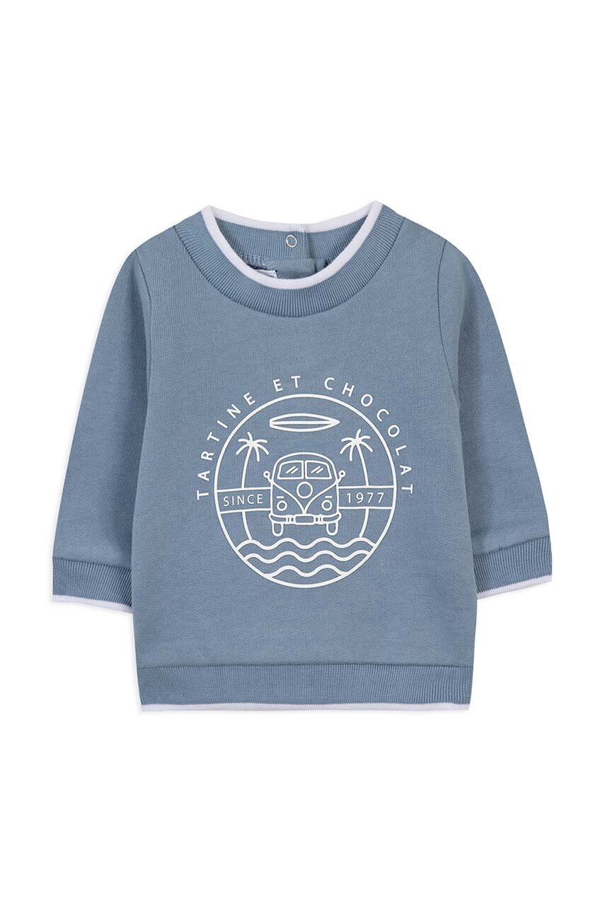 Детская хлопковая кофта Tartine et Chocolat с принтом TZ15041