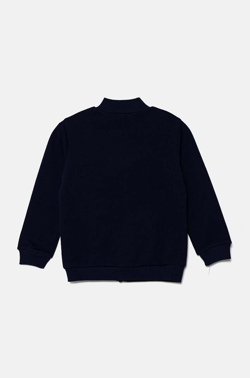 Детская хлопковая кофта United Colors of Benetton цвет синий узор 3J70G5033 Детская хлопковая кофта United Colors of Benetton цвет синий узор 3J70G5033