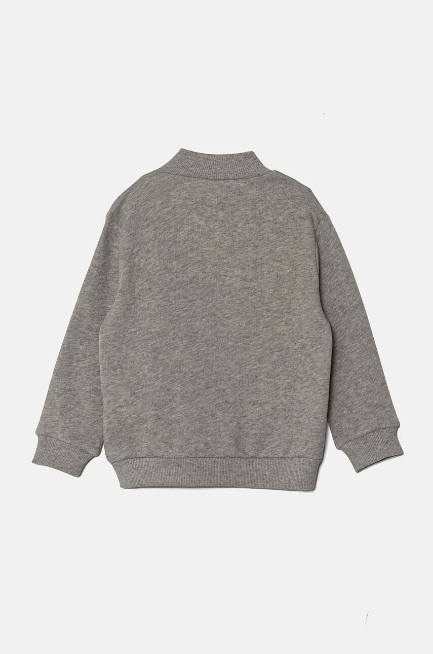 Детская хлопковая кофта United Colors of Benetton цвет серый узор 3J70G5033