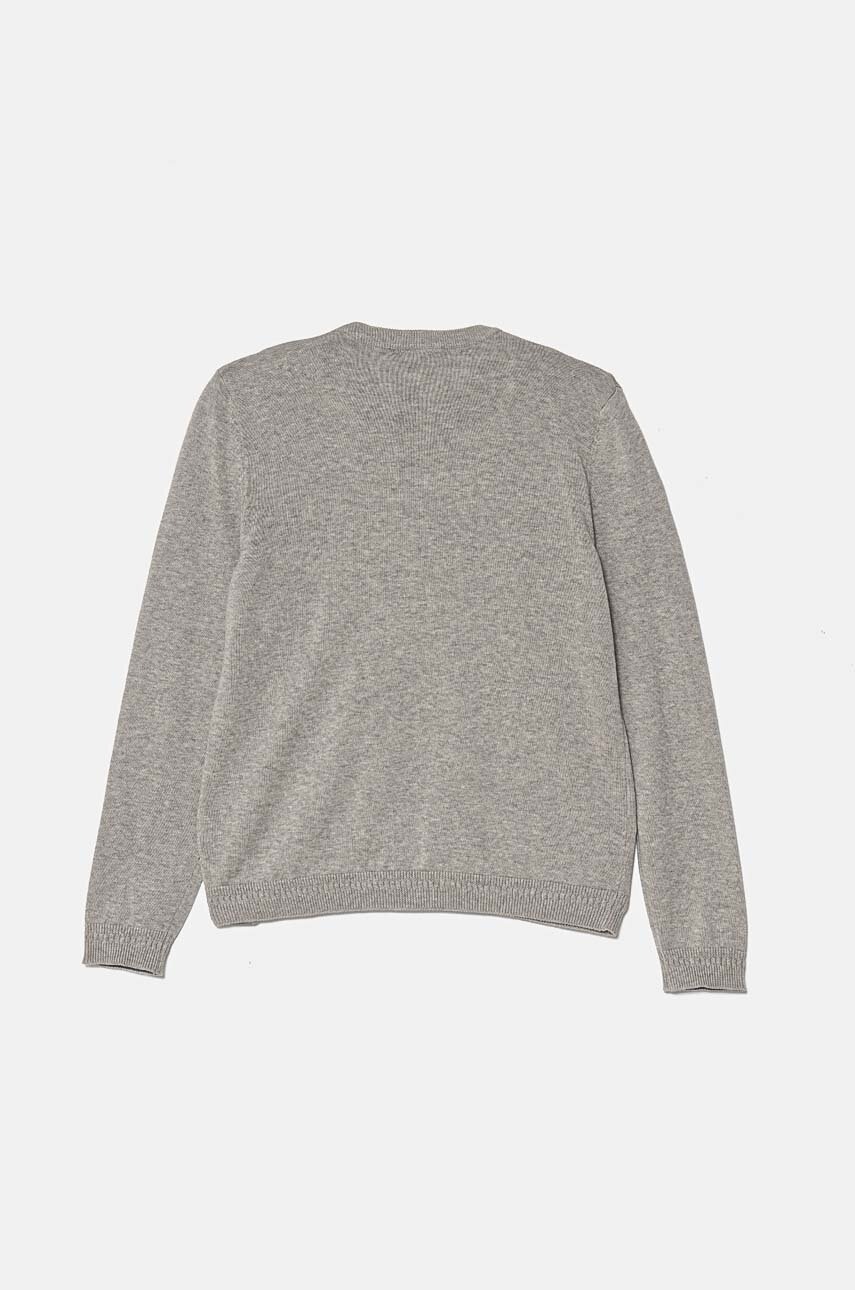 Детский хлопковый свитер United Colors of Benetton цвет серый лёгкий 1294C106Y
