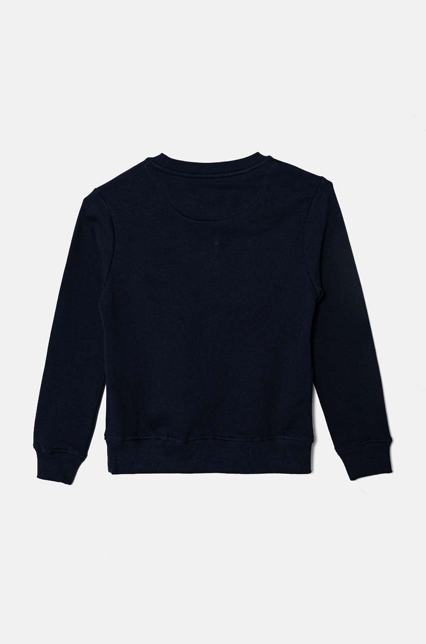 Детская хлопковая кофта Pepe Jeans NEW LAMONTY CREW цвет синий с аппликацией PB581613