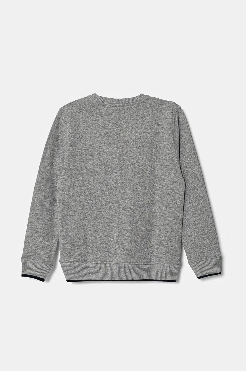 Детская кофта Pepe Jeans BAIN CREW цвет серый с принтом PB581623 Детская кофта Pepe Jeans BAIN CREW цвет серый с принтом PB581623