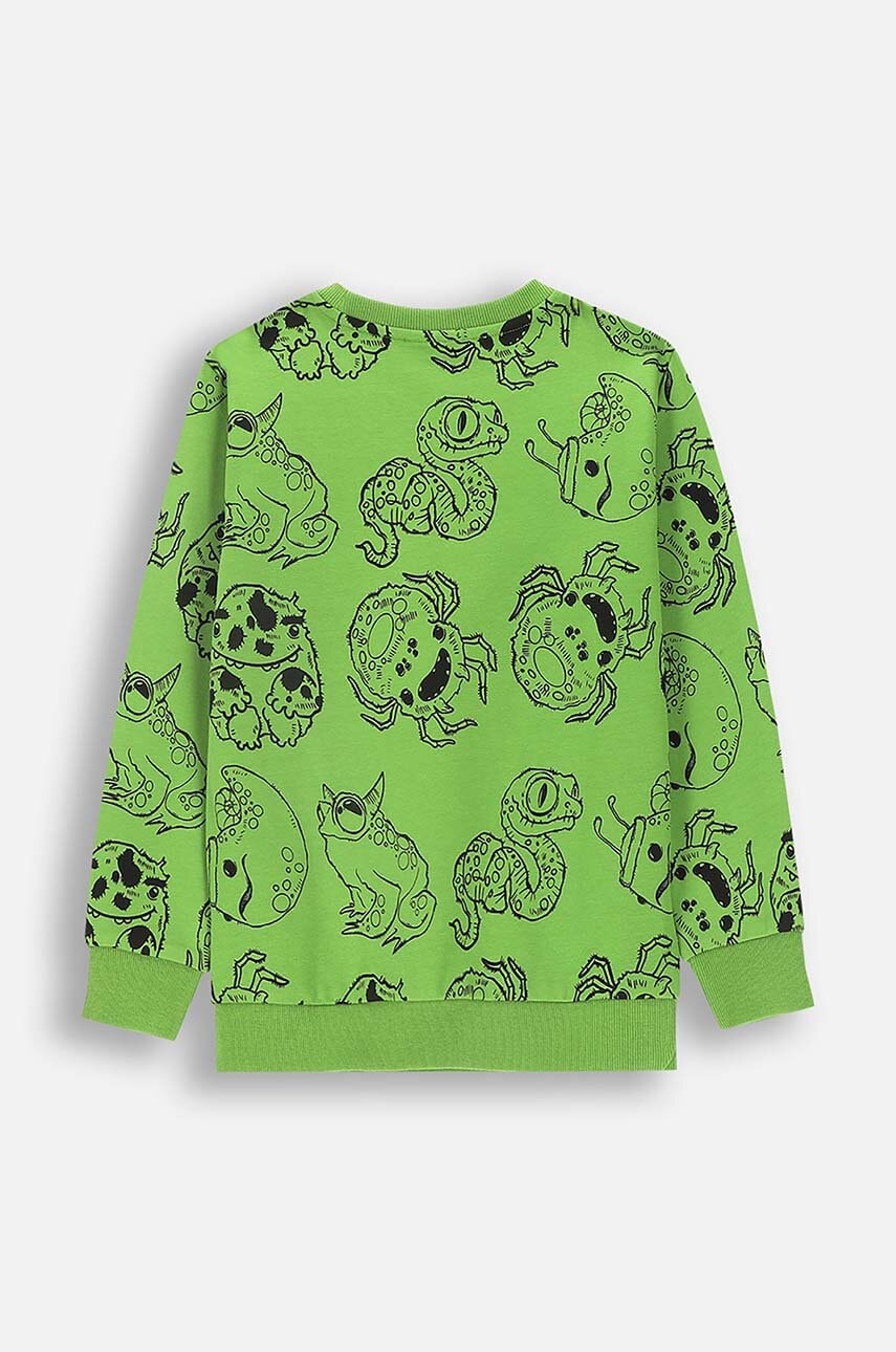 Детская кофта Coccodrillo цвет зелёный узор GRUNGE SWAMP BOY KIDS Детская кофта Coccodrillo цвет зелёный узор GRUNGE SWAMP BOY KIDS