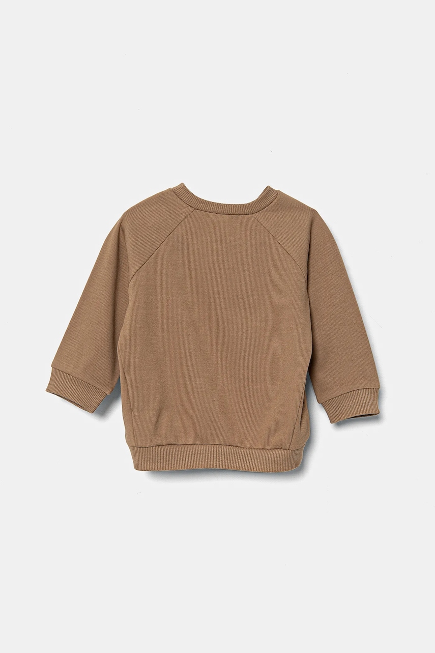 Кофта для младенцев United Colors of Benetton цвет зелёный с аппликацией 36MJA105G Кофта для младенцев United Colors of Benetton цвет зелёный с аппликацией 36MJA105G