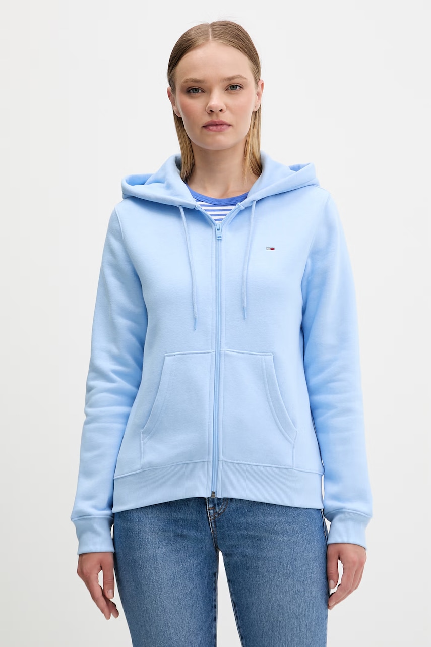 Tommy Jeans hanorac cu fermoar de damă