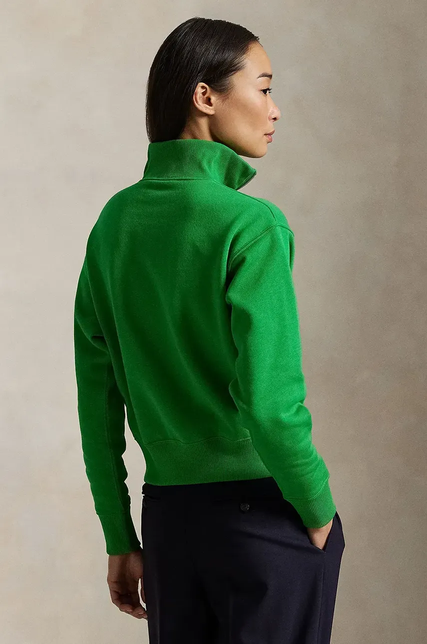 Кофта Polo Ralph Lauren женская цвет зелёный однотонная 211851659 Кофта Polo Ralph Lauren женская цвет зелёный однотонная 211851659
