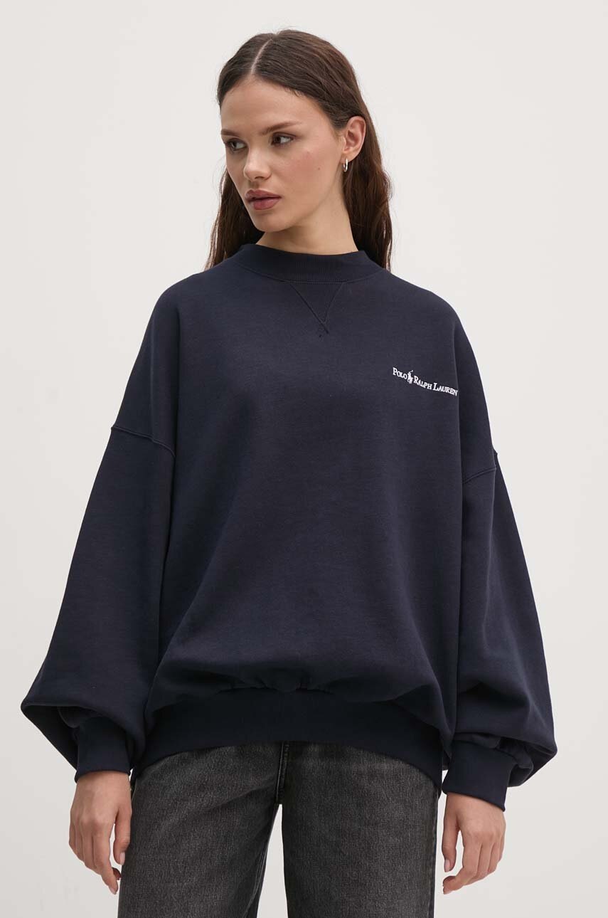 

Суичър Polo Ralph Lauren в тъмносиньо с апликация 211941208, Тъмносин