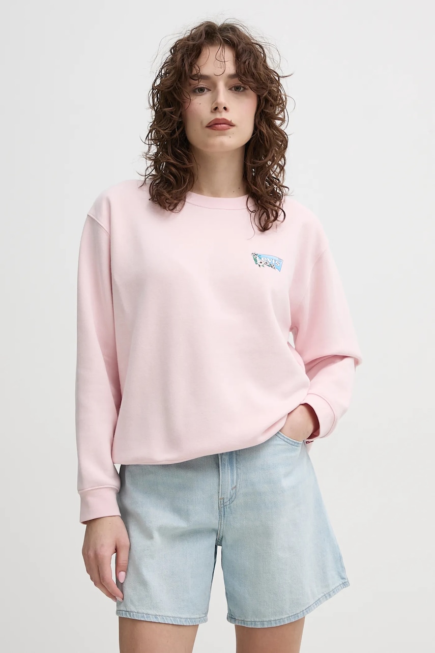 Levi's bluza femei, culoarea violet, neted, A8800