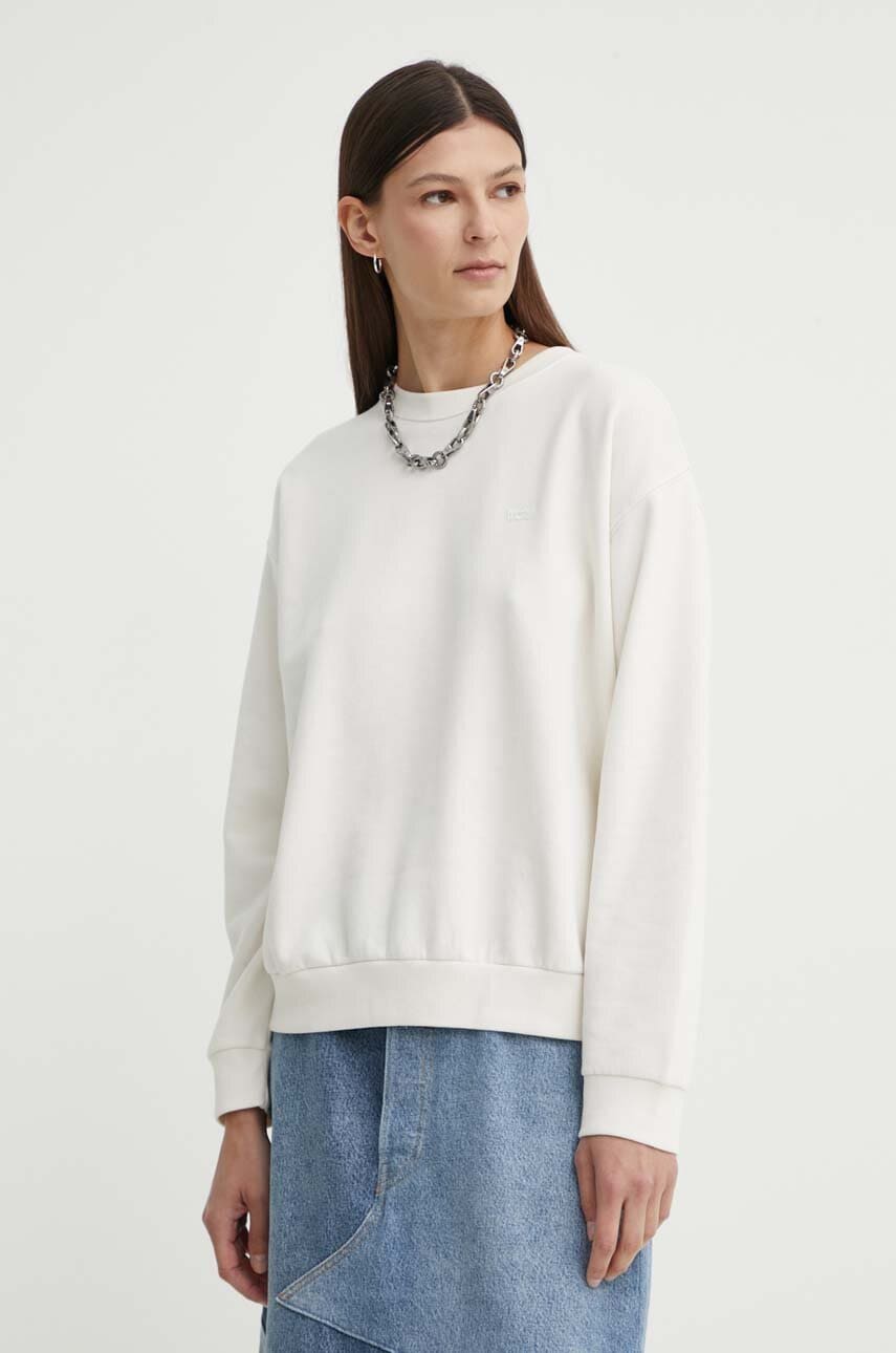 Levi's bluza femei, culoarea bej, neted, A5942 Levi's bluza femei, culoarea bej, neted, A5942
