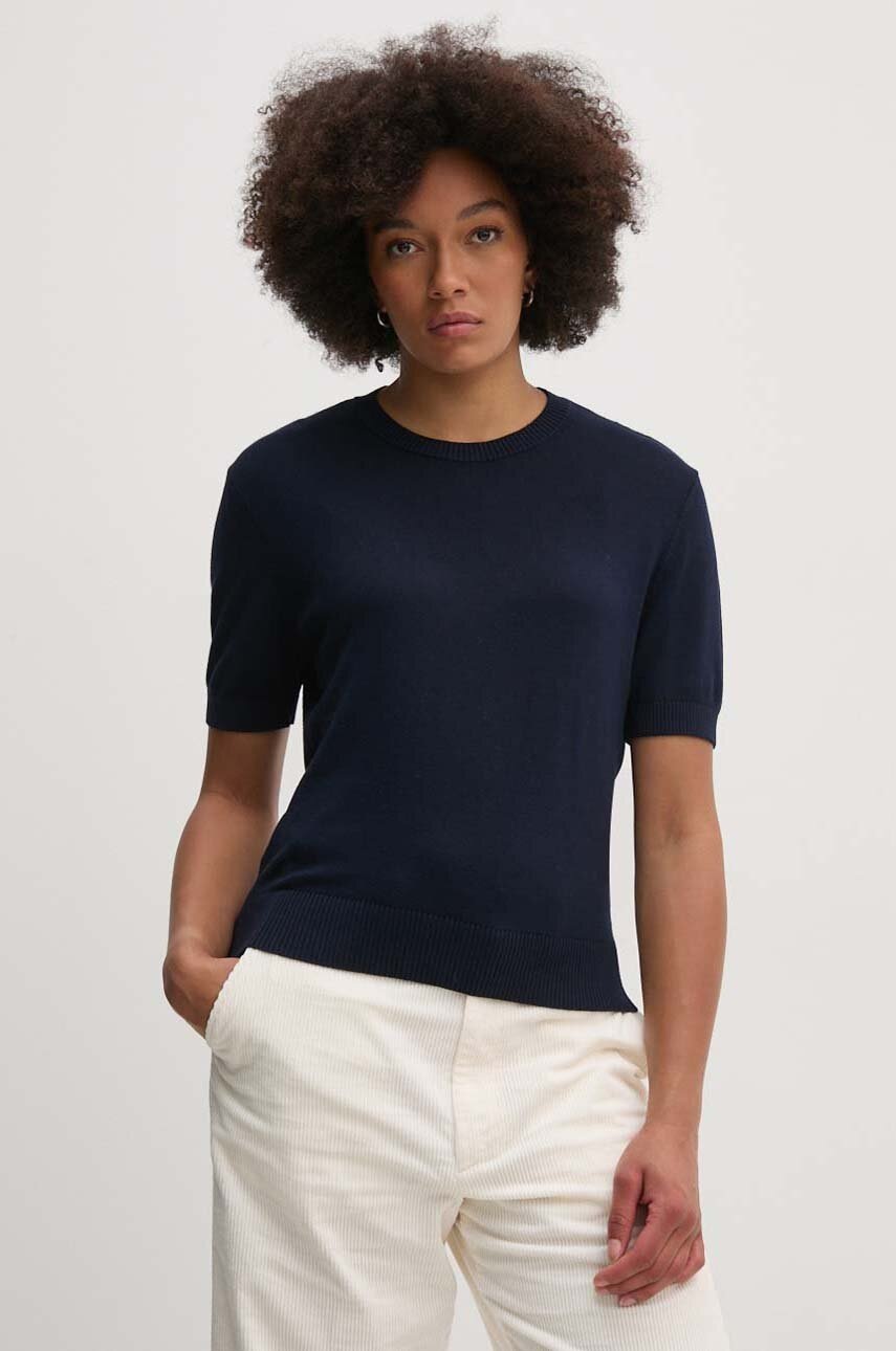 

Пуловер United Colors of Benetton дамски в тъмносиньо от лека материя 103CD10BD, Тъмносин