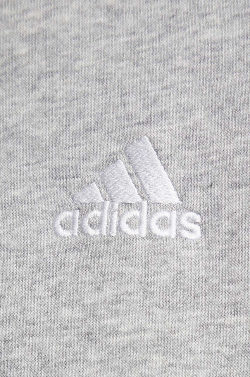 Кофта adidas Essentials жіноча колір сірий меланж IM0220 