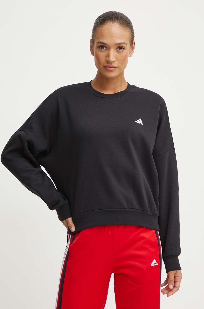 adidas bluza Essentials femei, culoarea negru, neted, IX7940