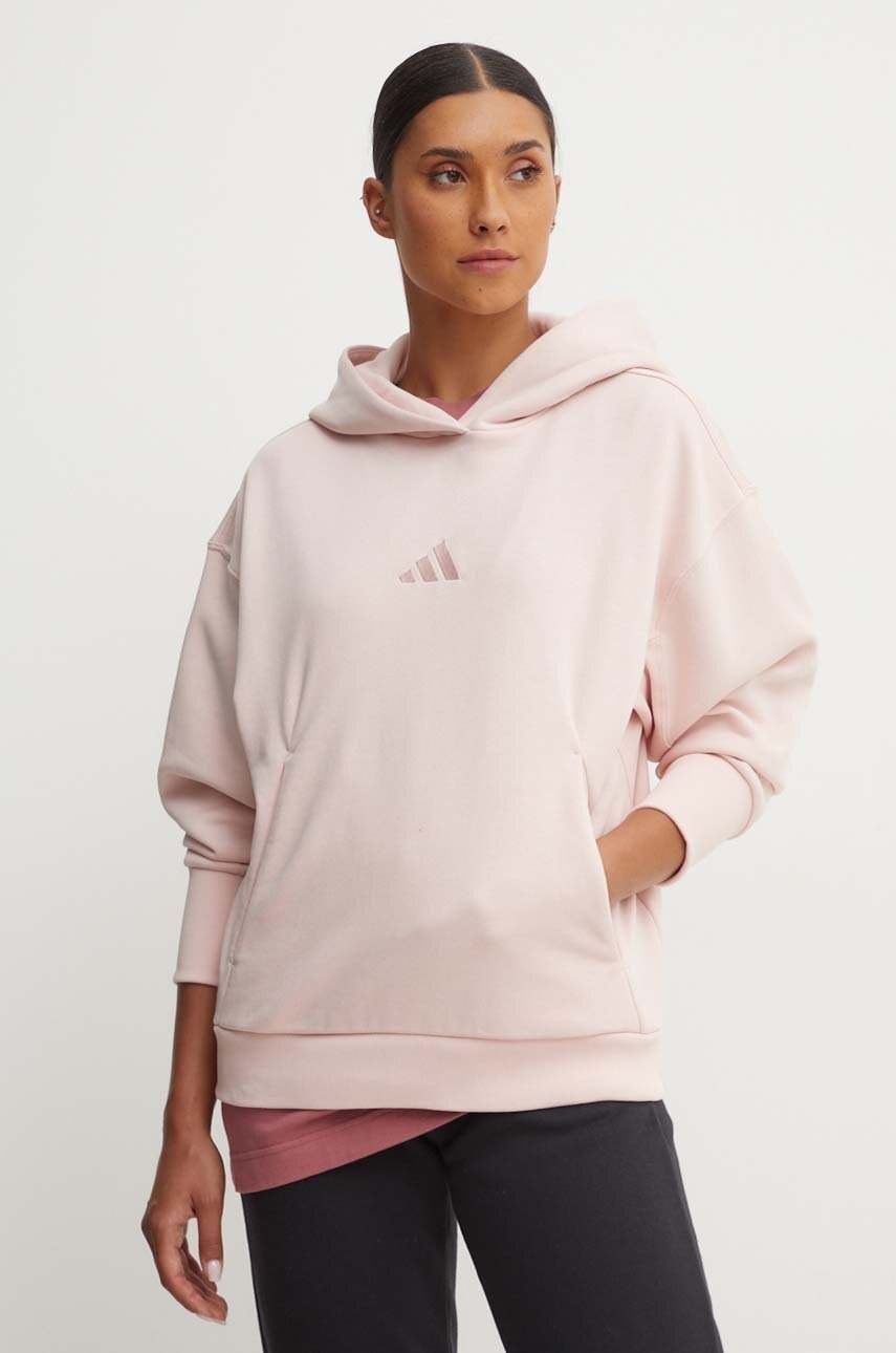 

Суичър adidas All SZN в розово с изчистен дизайн IY6765, Розов