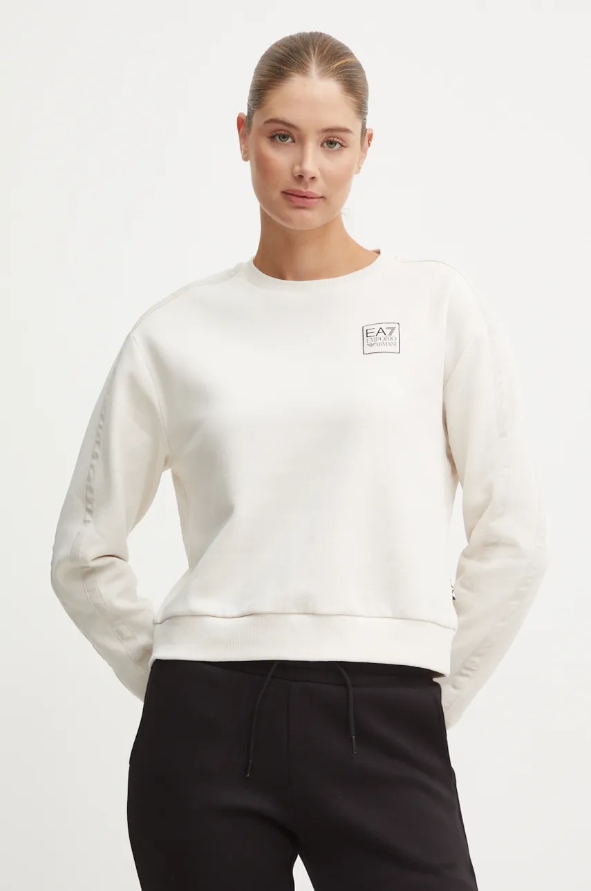 

Суичър EA7 Emporio Armani в бежово с апликация TJZUZ.6DTM31, Бежов
