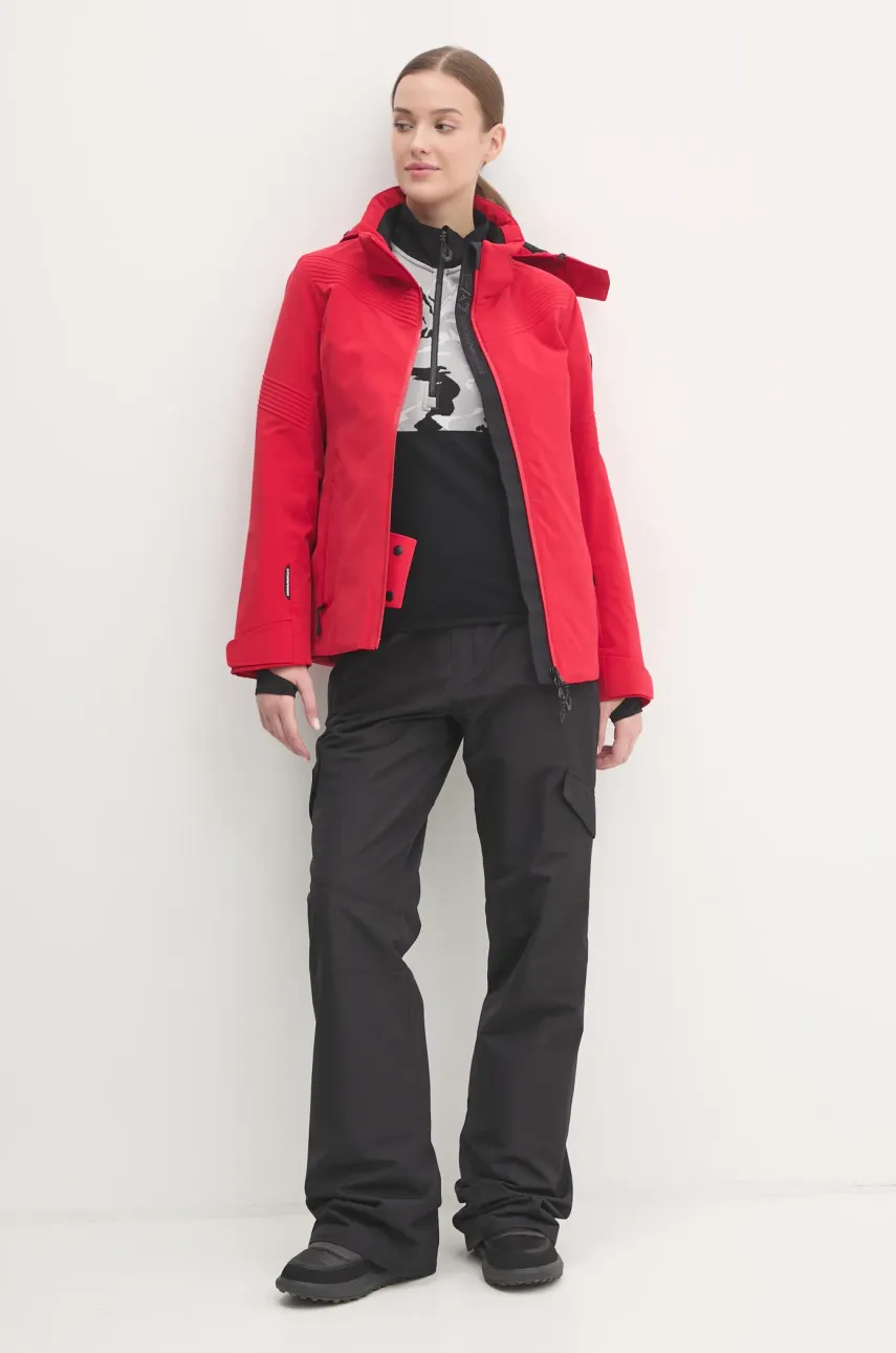 Спортивная кофта EA7 Emporio Armani St. Moritz Powerstretch цвет чёрный с аппликацией TJJFZ.6DTM47 Спортивная кофта EA7 Emporio Armani St. Moritz Powerstretch цвет чёрный с аппликацией TJJFZ.6DTM47