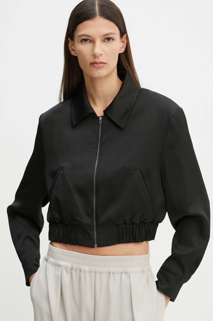 Drykorn geaca femei, culoarea negru, de tranzitie, 130065 84414 Drykorn geaca femei, culoarea negru, de tranzitie, 130065 84414