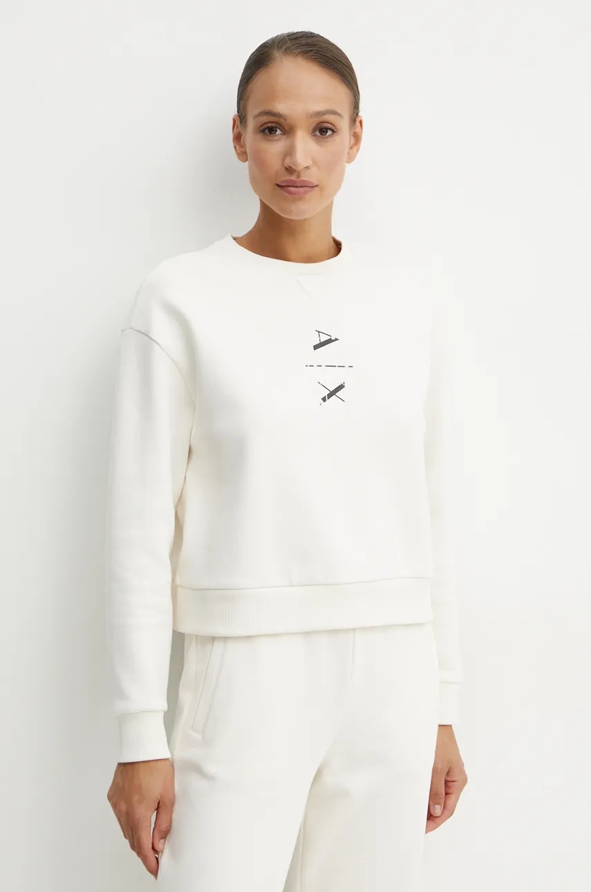 

Суичър Armani Exchange в бежово с принт 6DYM89 YJKFZ, Бежов