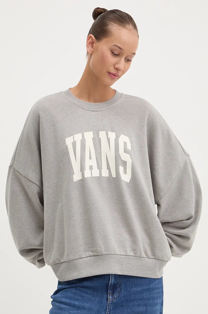 

Суичър Vans в сиво с принт VN000HCC02F1, Сив