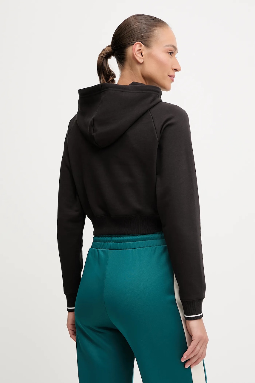 Μπλούζα Puma Classics Play Paris Relaxed Hoodie χρώμα: μαύρο, με κουκούλα, 627484 φωτογραφία