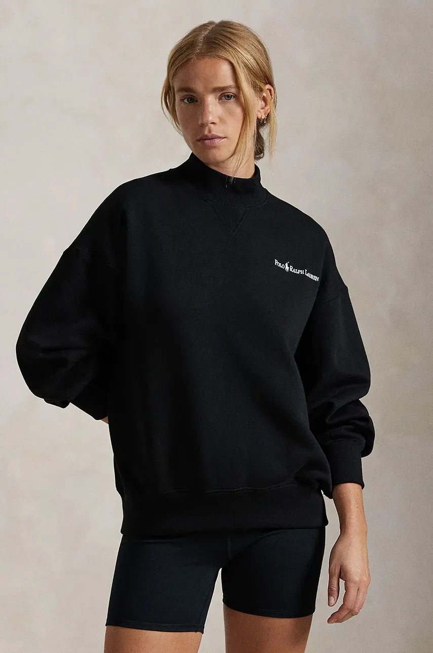 

Суичър Polo Ralph Lauren в черно с изчистен дизайн 211947965, Черен