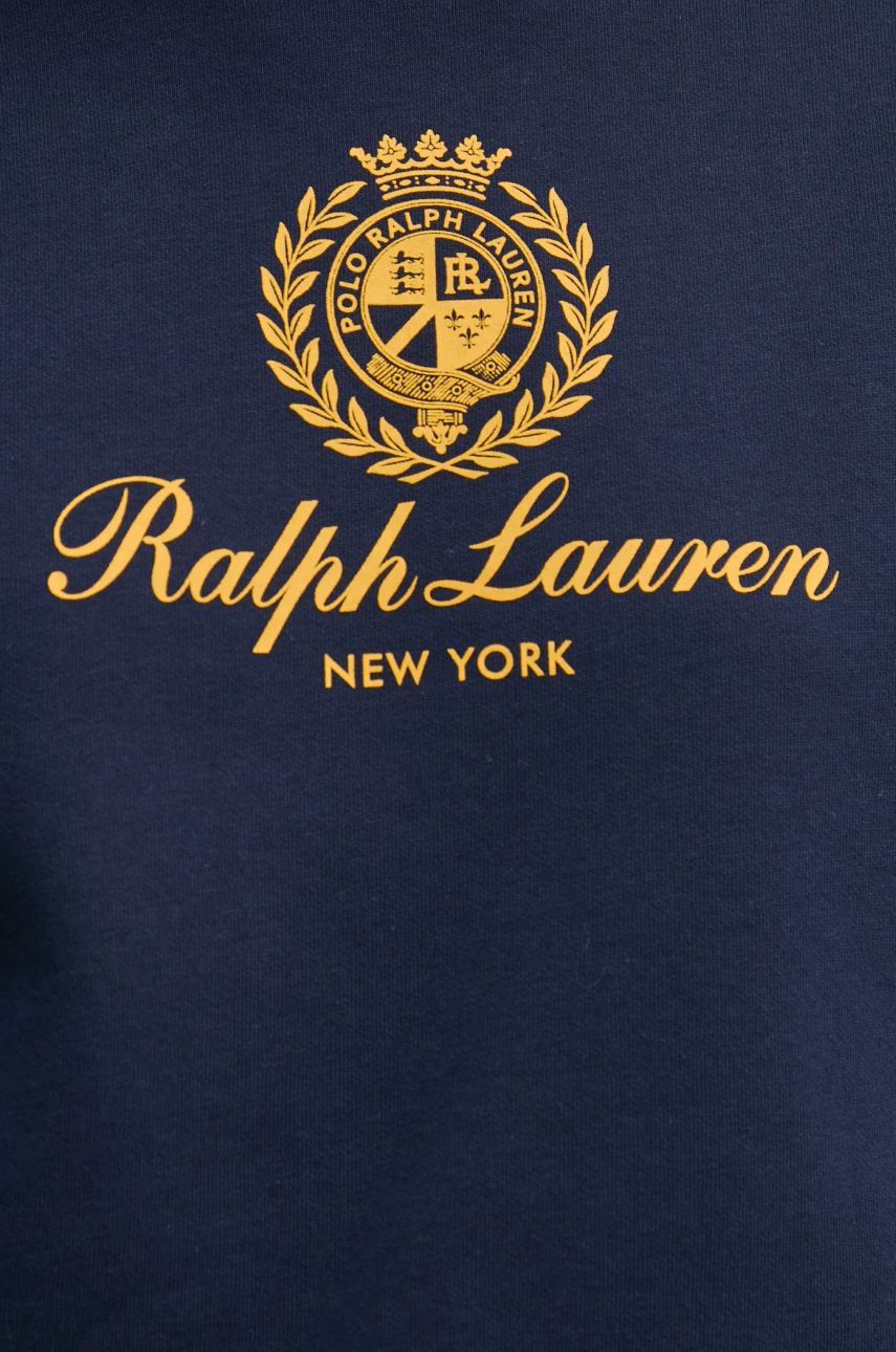 Dukserica Polo Ralph Lauren za žene, boja: tamno plava, s tiskom, 211959888