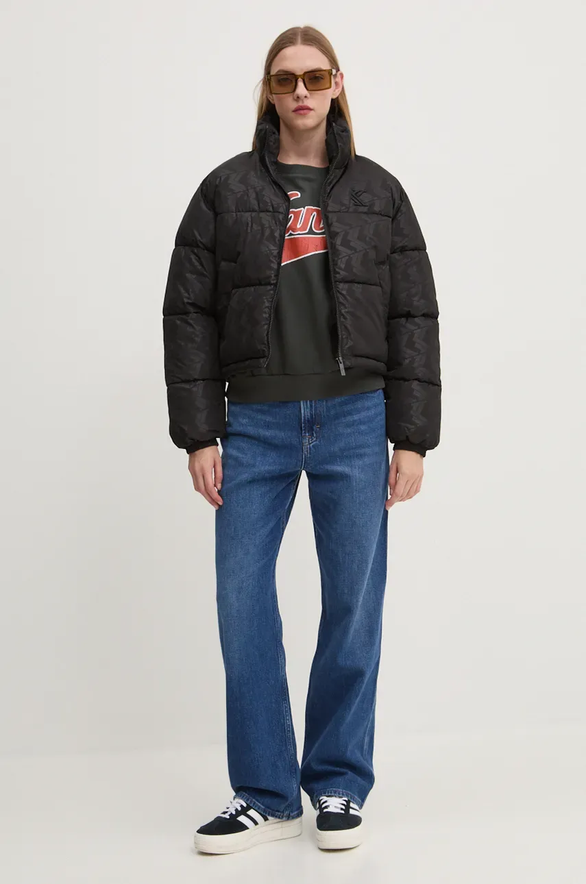 Кофта Karl Kani женская цвет серый с принтом 61200005 Кофта Karl Kani женская цвет серый с принтом 61200005