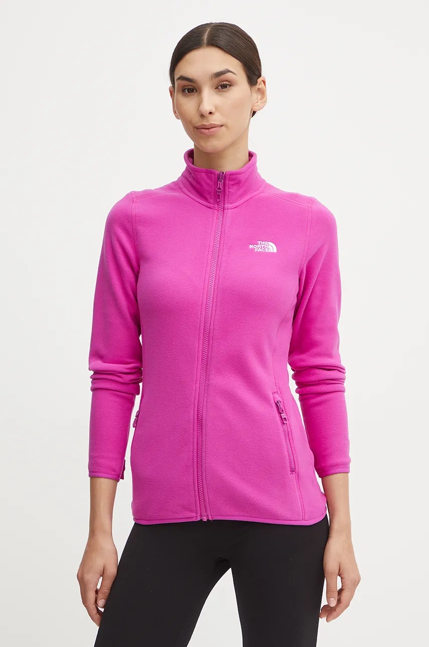 

Спортен суичър The North Face 100 Glacier в розово с изчистен дизайн NF0A855O1I71, Розов