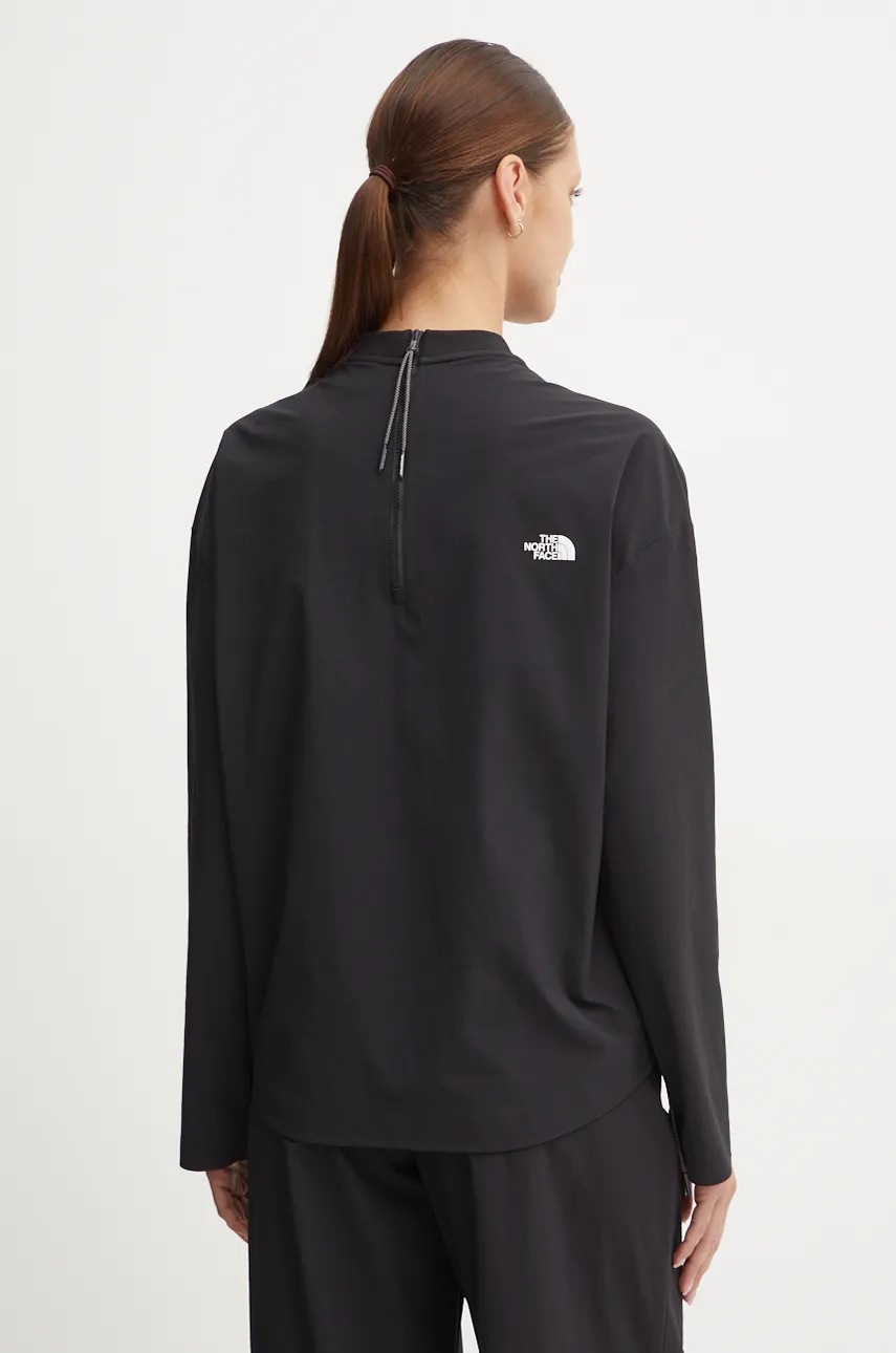 The North Face felső Woven fekete, női, sima, NF0A89H2JK31 termék 2. képe