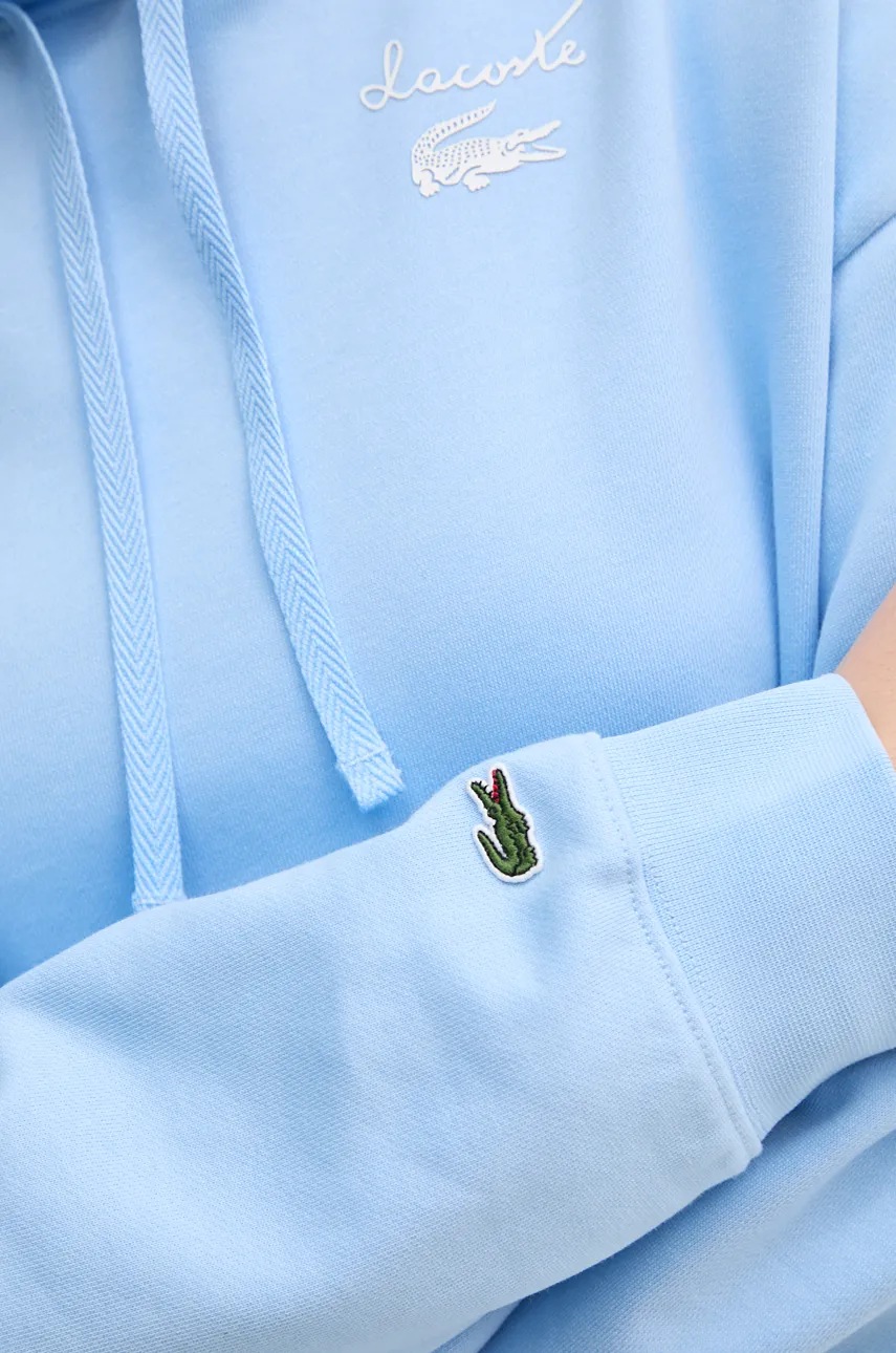 Кофта Lacoste жіноча з капюшоном з принтом SF2649 