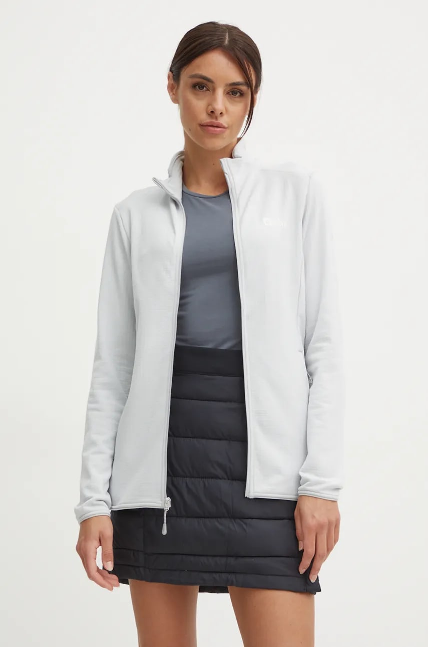 Jack Wolfskin hanorac Kolbenberg culoarea gri, neted, 1710354