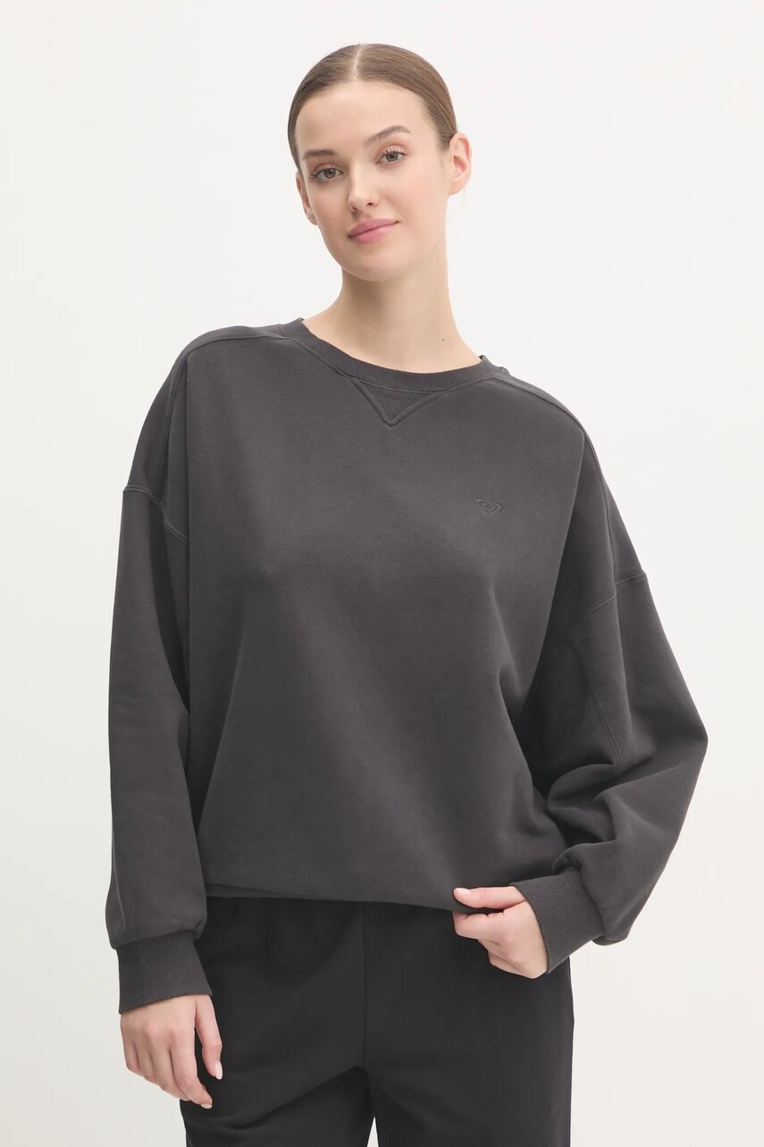 Roxy bluza Oasis Haze femei, culoarea violet, neted, ERJFT04871 Roxy bluza Oasis Haze femei, culoarea violet, neted, ERJFT04871